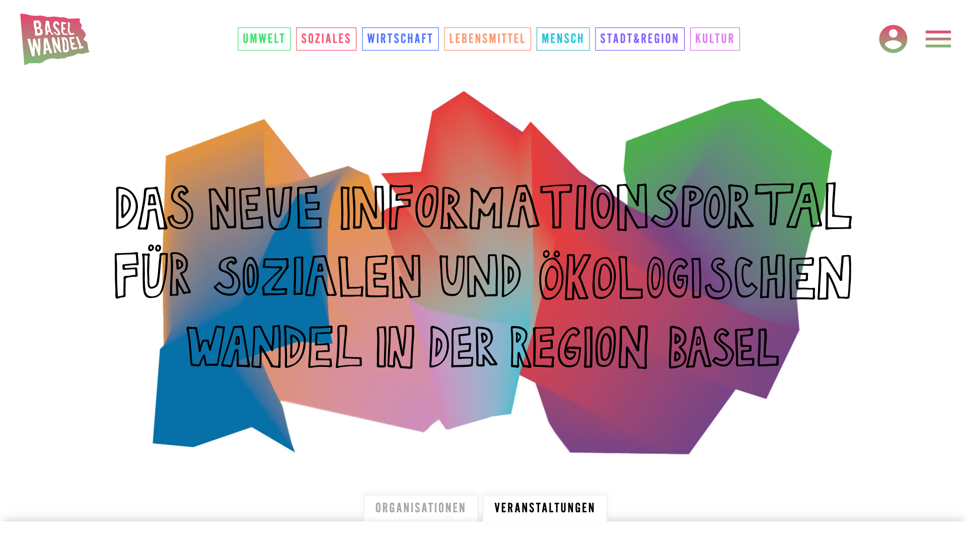 BaselWandel.ch Frontpage
